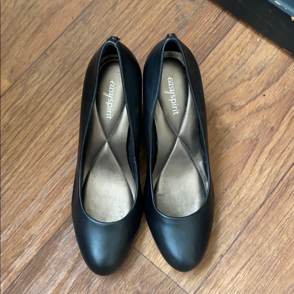 easy spirit black wedges